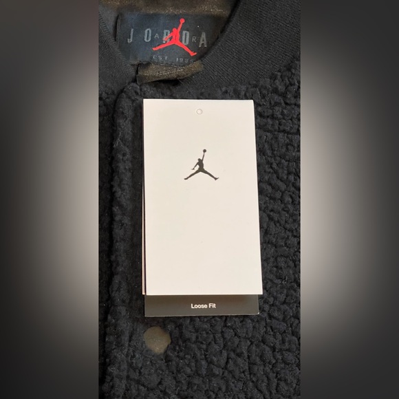 Jordan Zion Williamson Sherpa Fleece Button Up Jacket Mens Size XL DX0665-010 - Picture 4 of 11